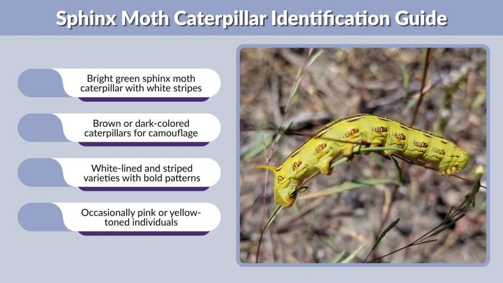 Sphinx Moth Caterpillar Identification Guide