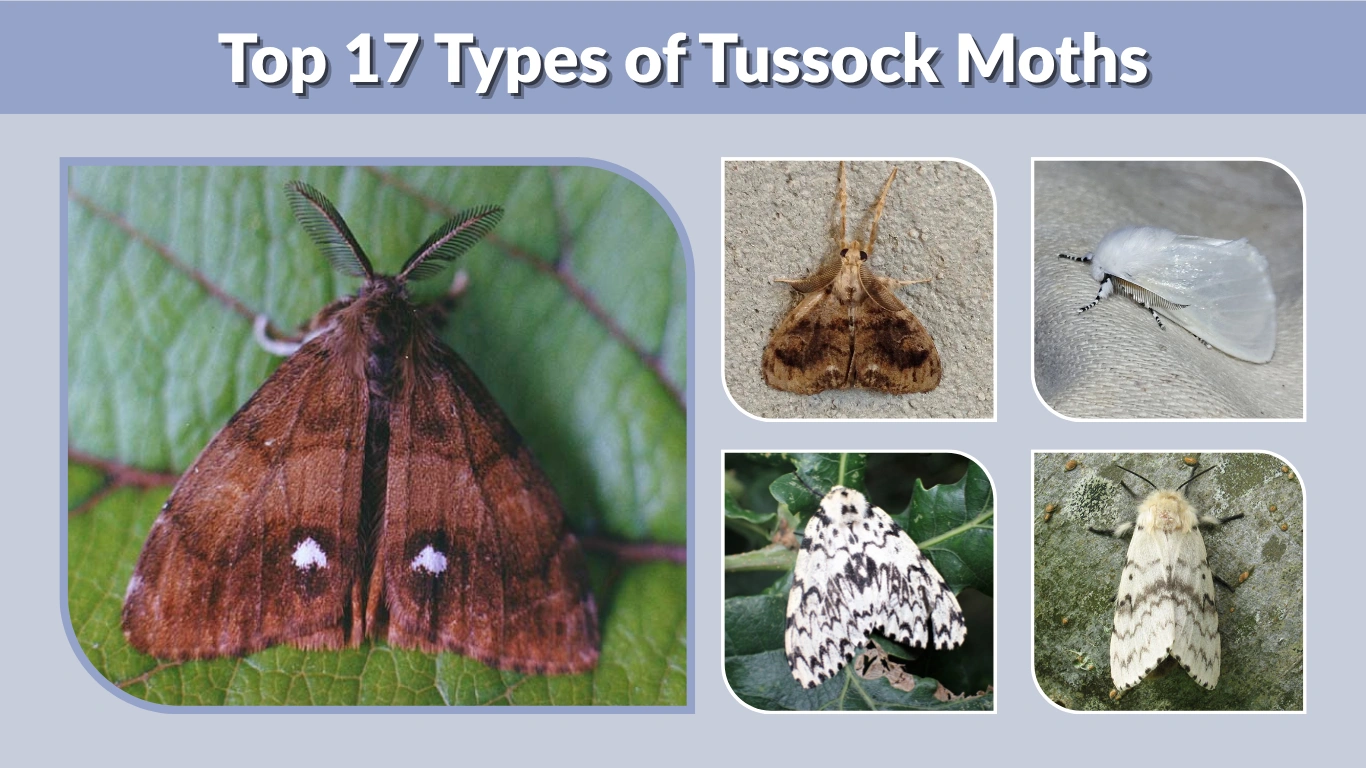 Top 17 Types of Tussock Moths for Nature Lovers (Id &amp; Pictures)