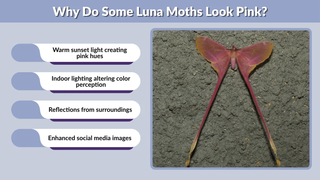 Why Do Some Luna Moths Look Pink