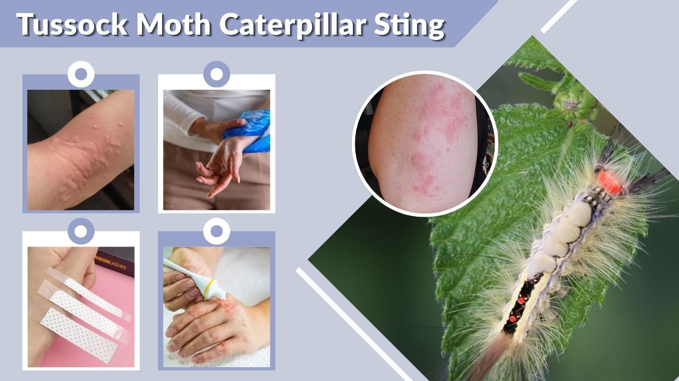 Tussock Moth Caterpillar Sting: Symptoms and Treatment