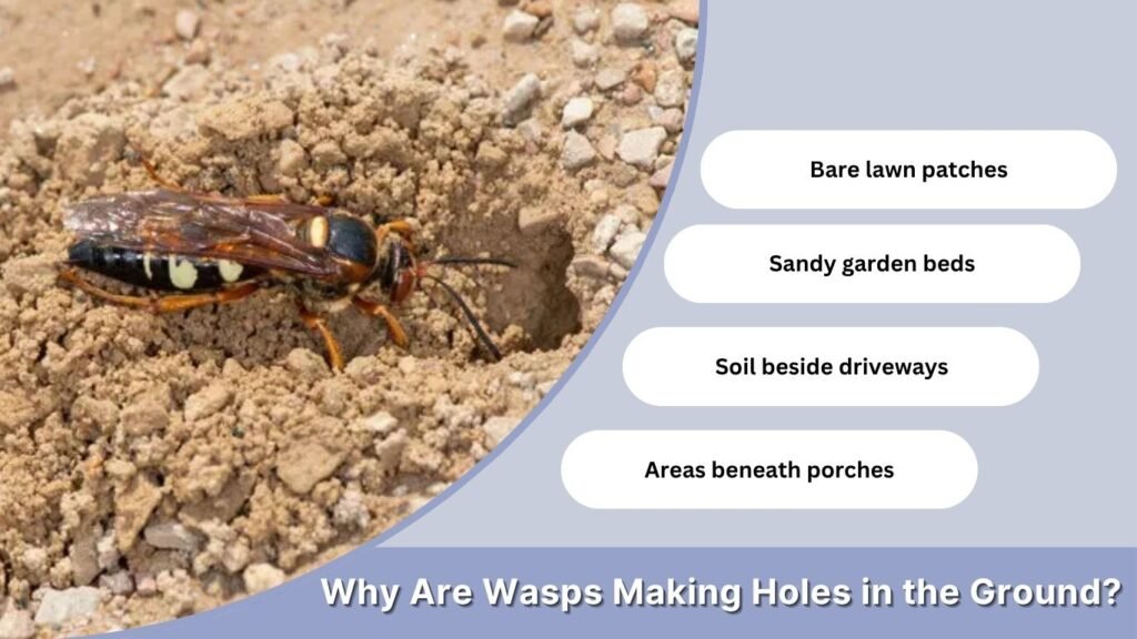 Why Are Wasps Making Holes in the Ground?