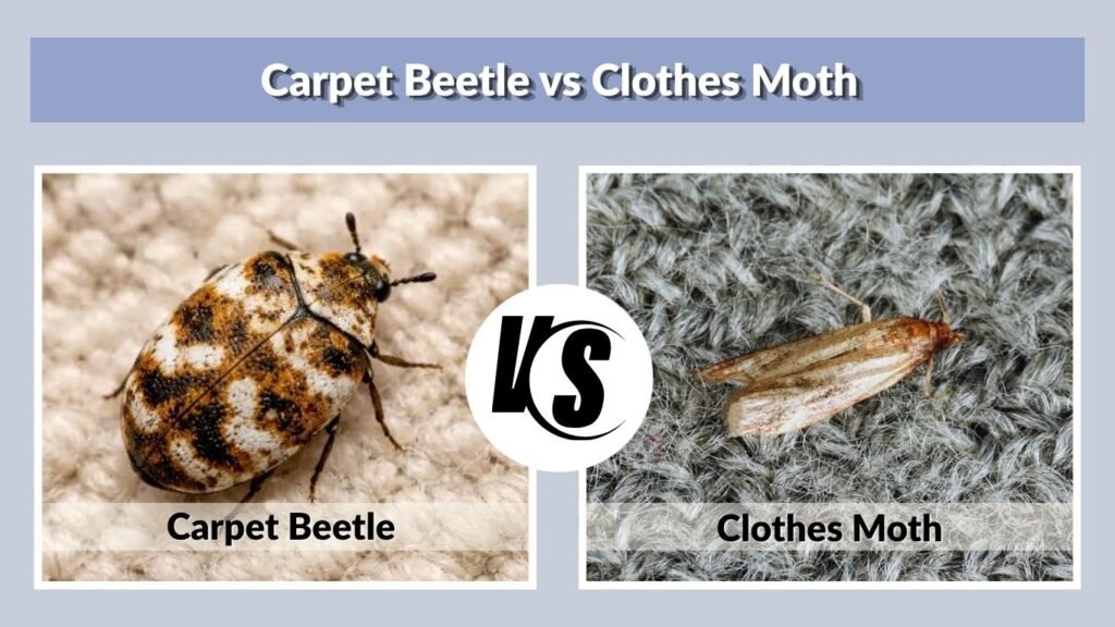 Carpet Beetle vs Clothes Moth