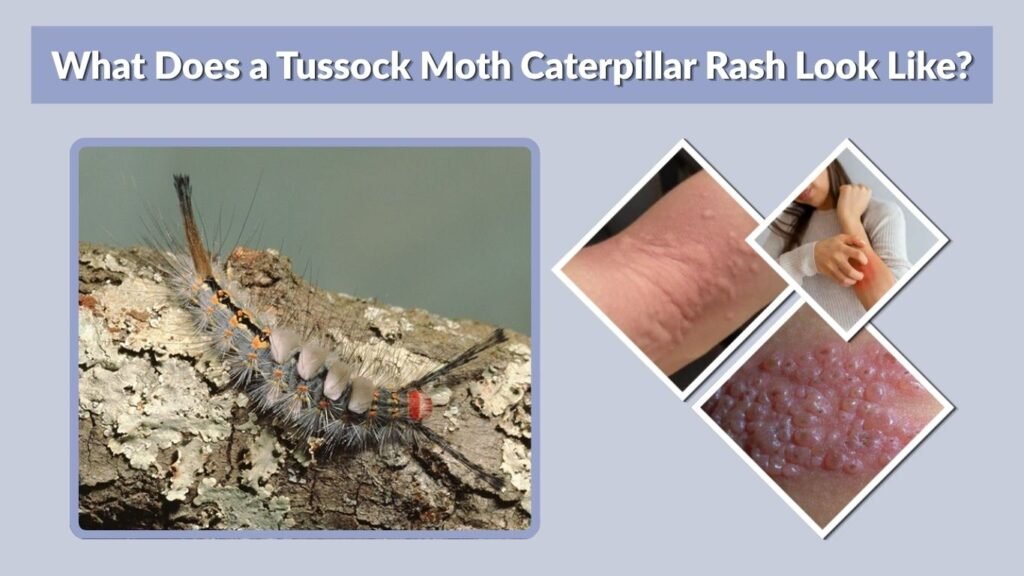 What Does a Tussock Moth Caterpillar Rash Look Like?