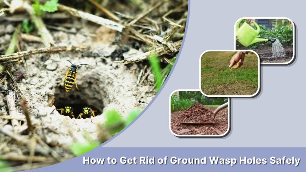 Reseed thin lawn areas.
Maintain healthy, dense grass.
Water excessively dry patches when appropriate.
Cover exposed garden soil with mulch.
Fill abandoned rodent tunnels after confirming they are empty.
Repair gaps beneath patios, steps, and landscape borders.
Remove food waste that may attract yellowjackets.