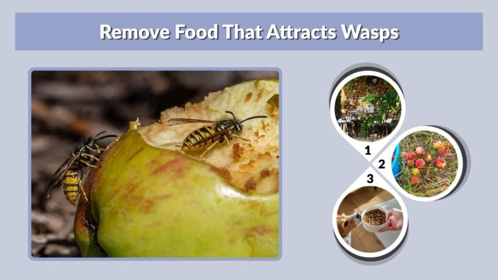 Remove Food That Attracts Wasps