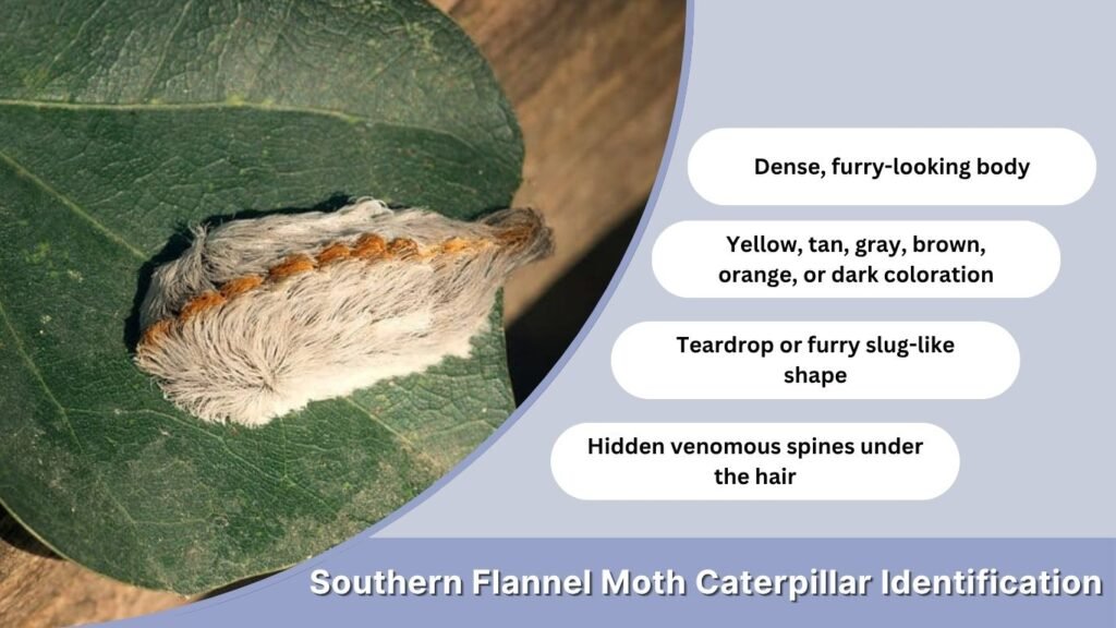 Southern Flannel Moth Caterpillar Identification