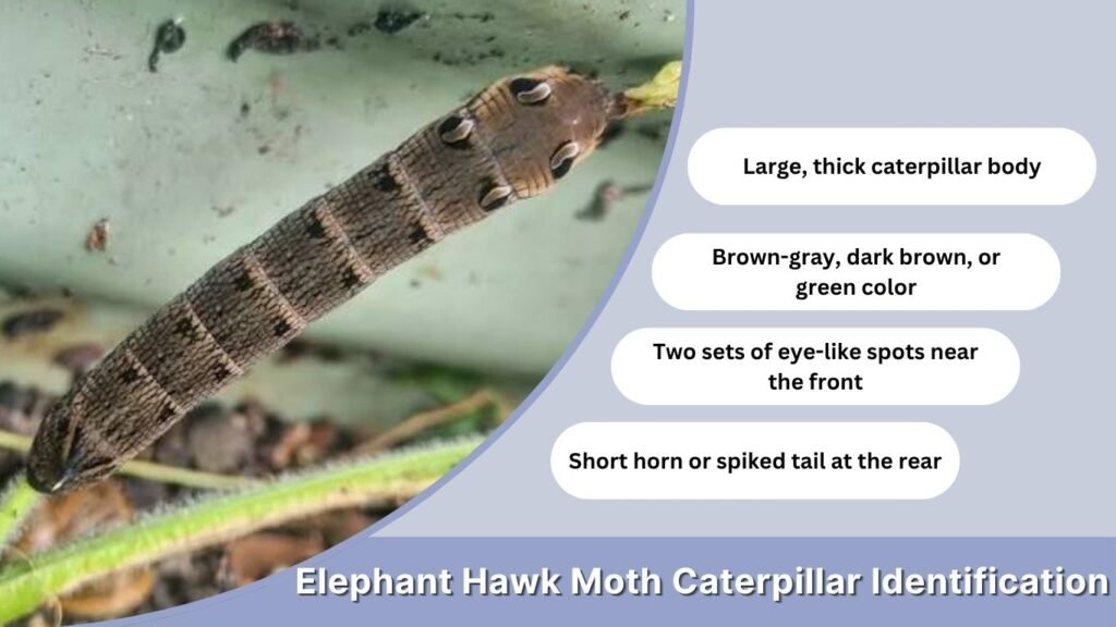 Elephant Hawk Moth Caterpillar Identification