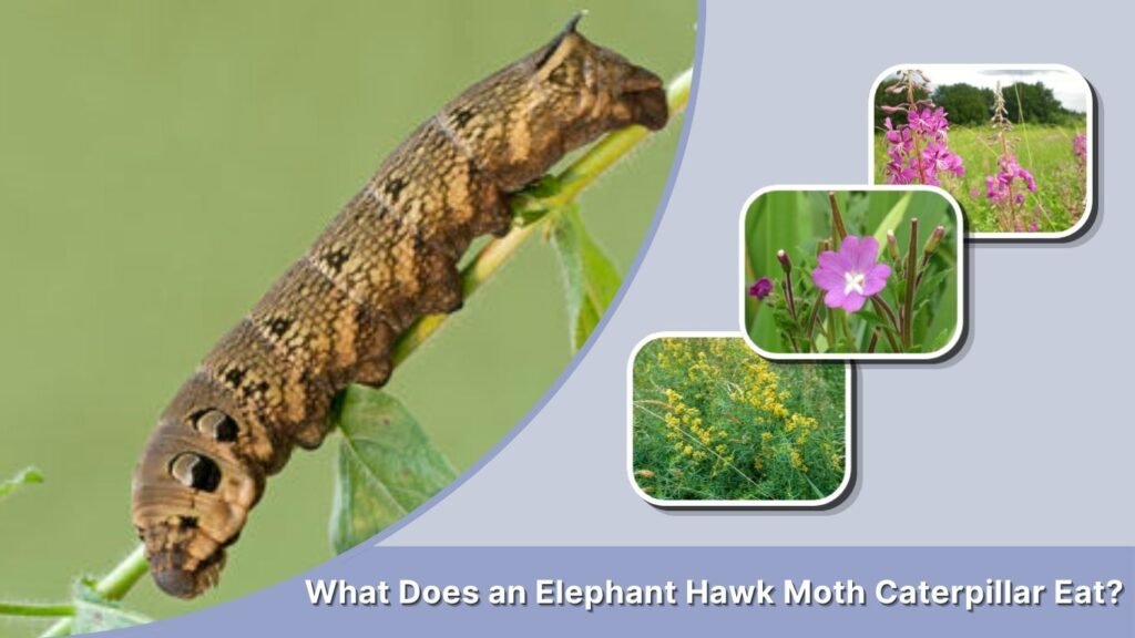 What Does an Elephant Hawk Moth Caterpillar Eat?