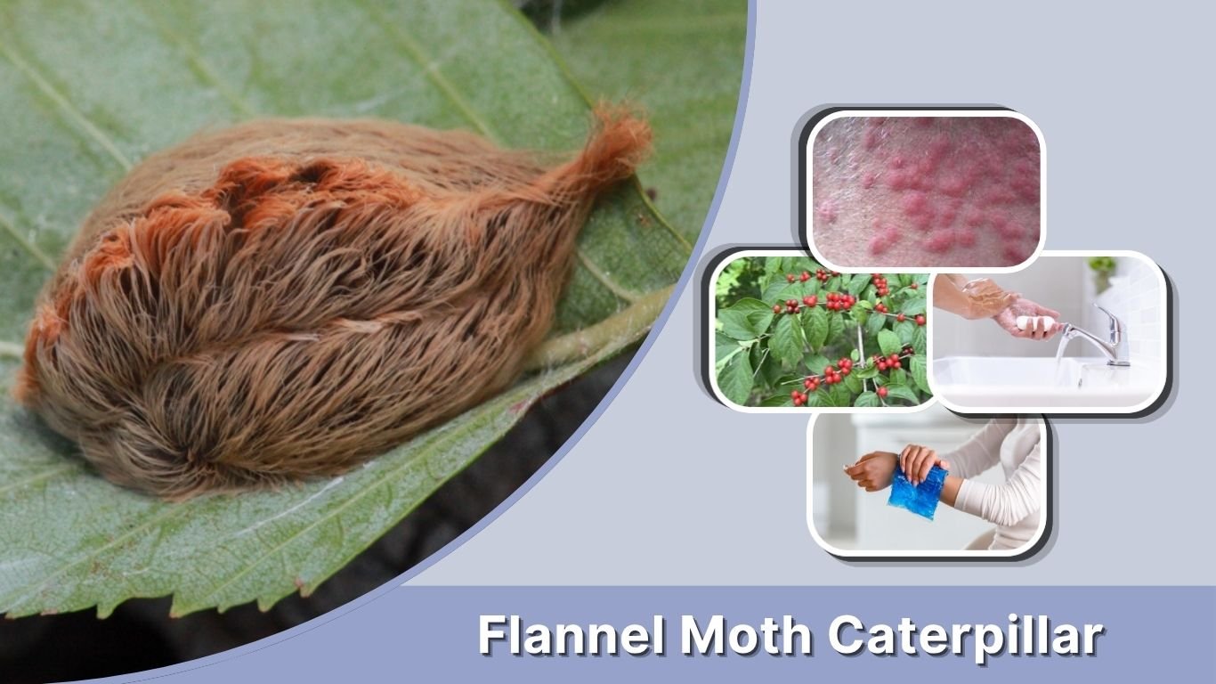 Flannel Moth Caterpillar: Sting, Poison, Range and Treatment