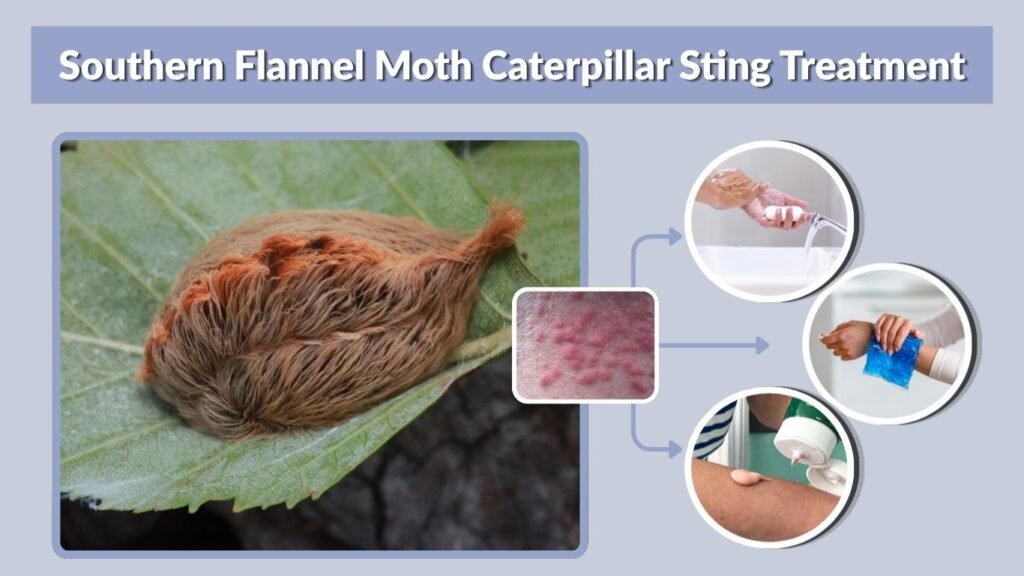 Southern Flannel Moth Caterpillar Sting Treatment