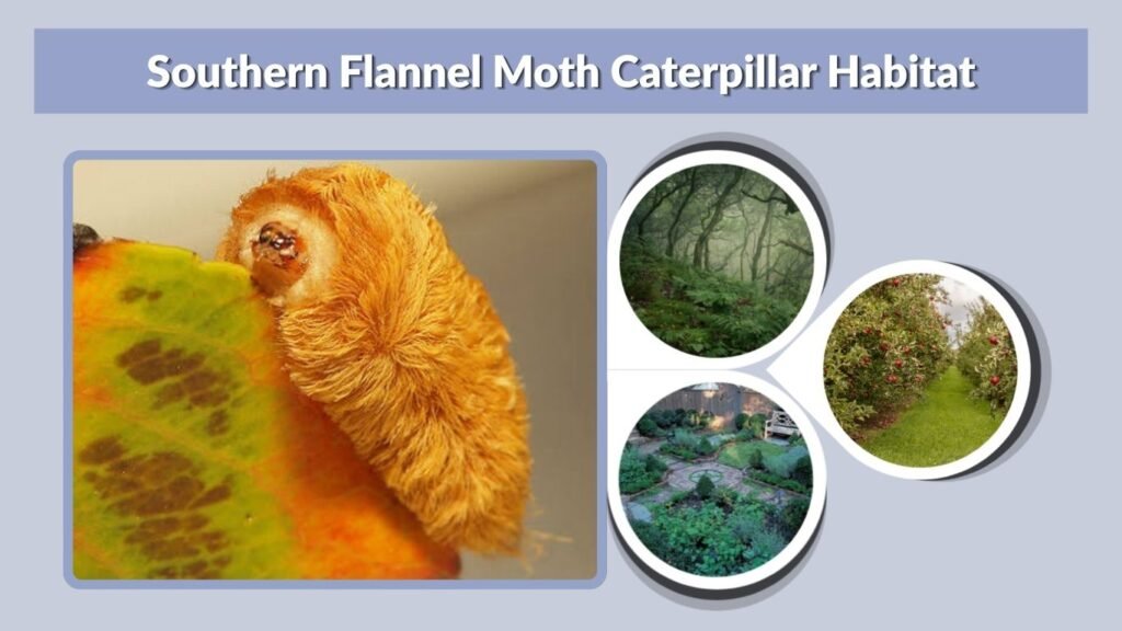 Southern Flannel Moth Caterpillar Habitat
