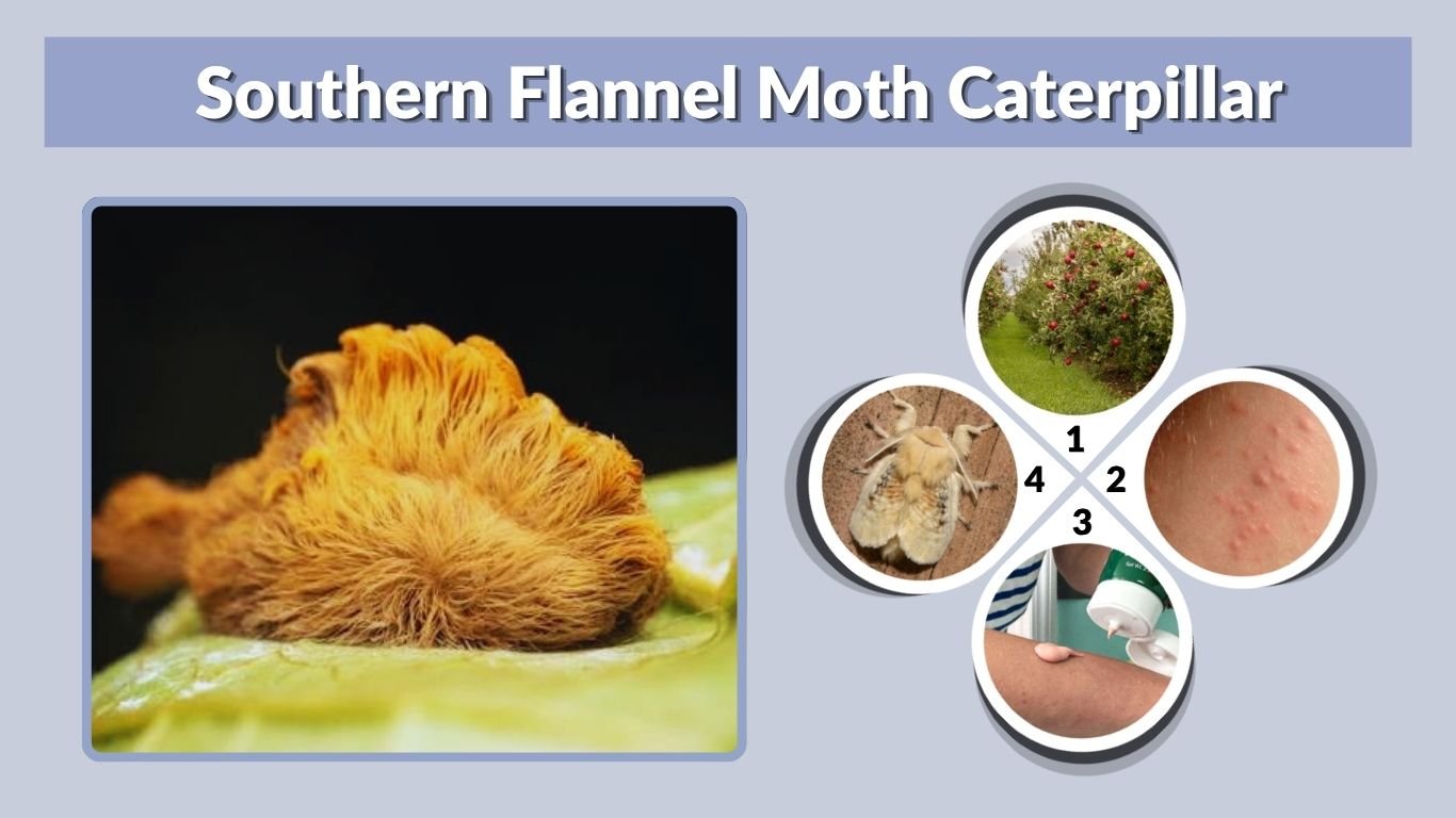 Southern Flannel Moth Caterpillar: Sting, Treatment & Facts