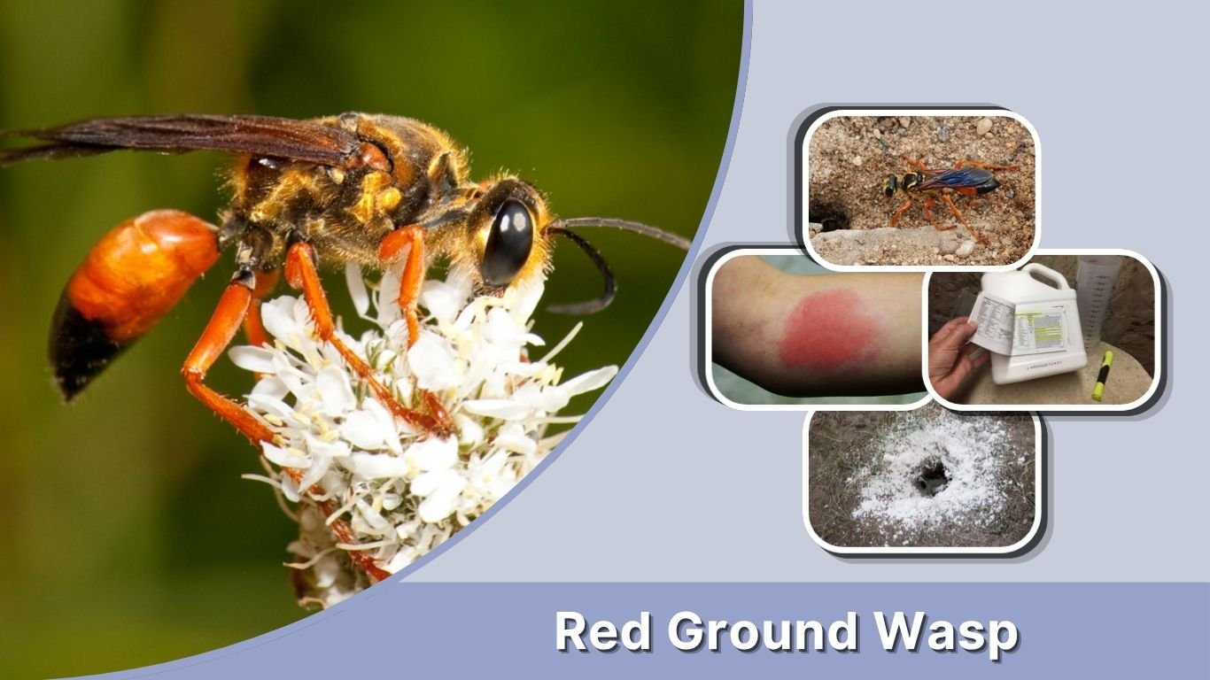 Red Ground Wasp: Identification, Nests and Sting Risk