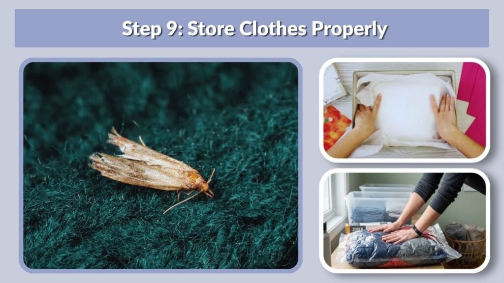 Step 9: Store Clothes Properly