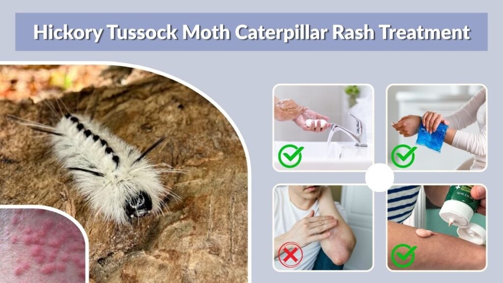 Hickory Tussock Moth Caterpillar Rash Treatment