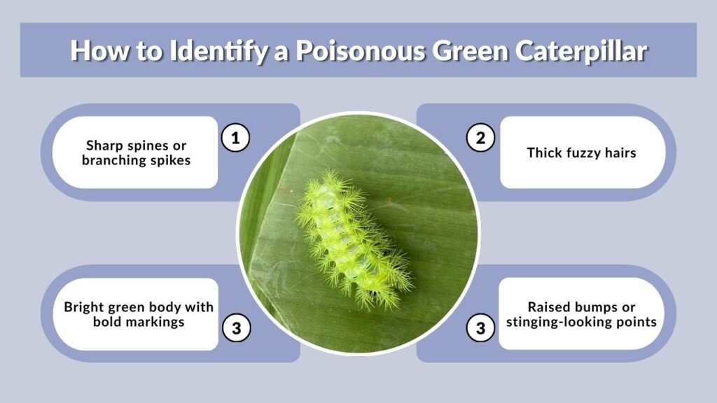 How to Identify a Poisonous Green Caterpillar