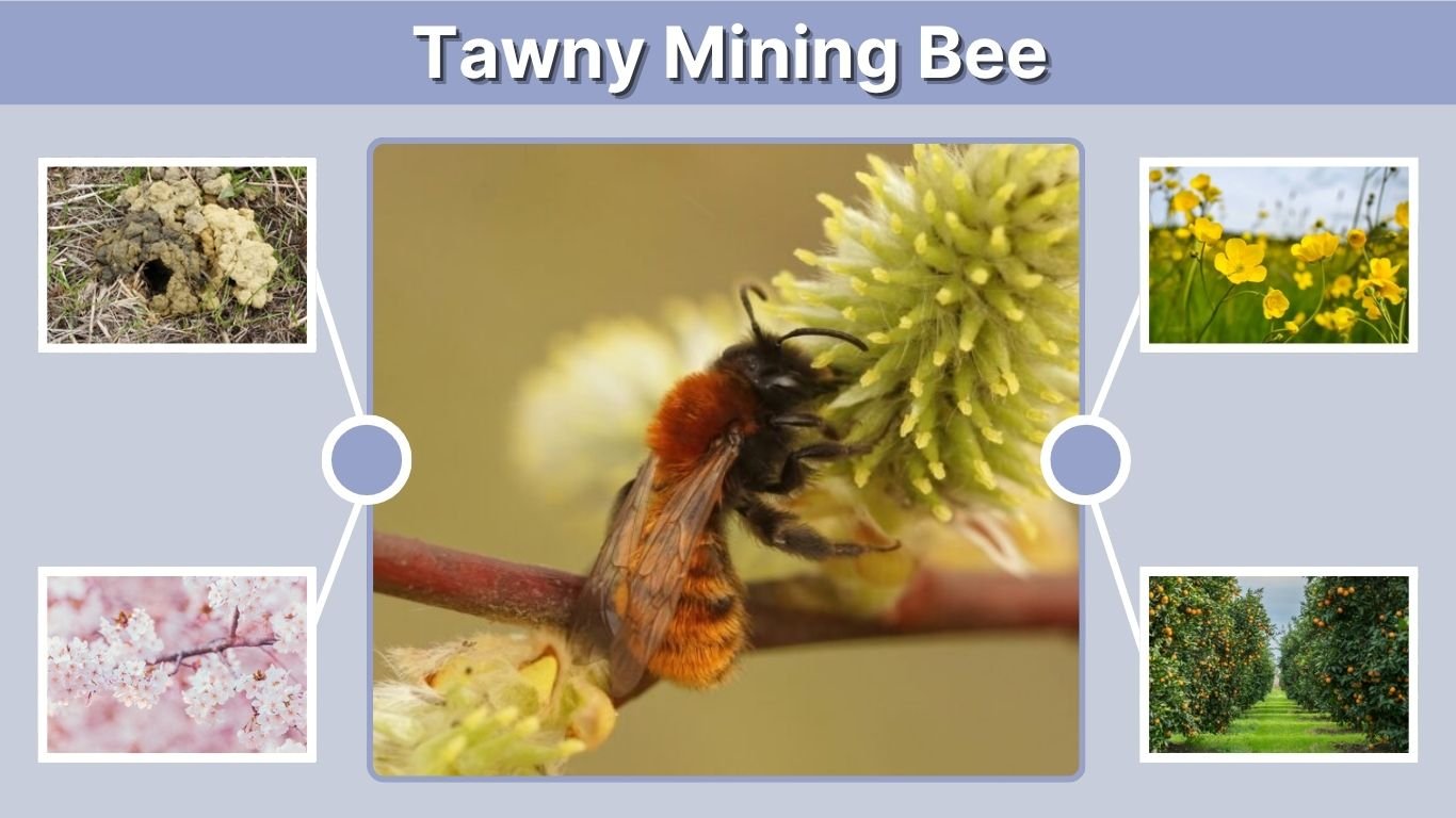 Tawny Mining Bee: Identification, Nest, Sting & Facts