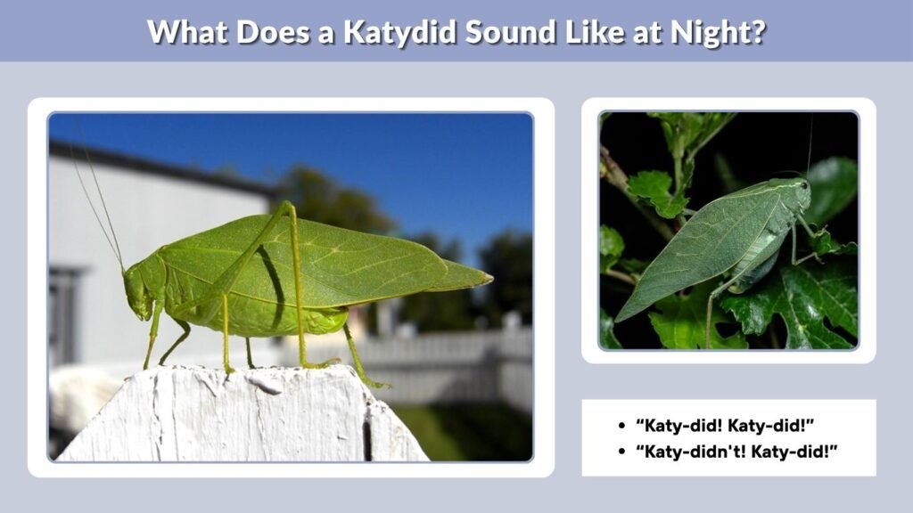 What Does a Katydid Sound Like at Night?
