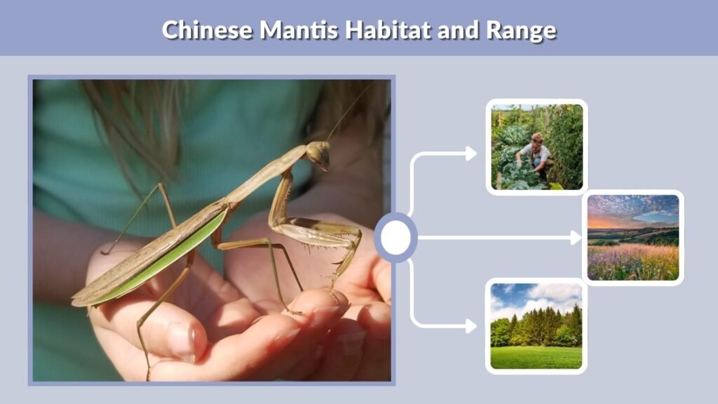 Chinese Mantis Habitat and Range