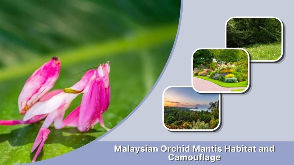 Malaysian Orchid Mantis Habitat and Camouflage