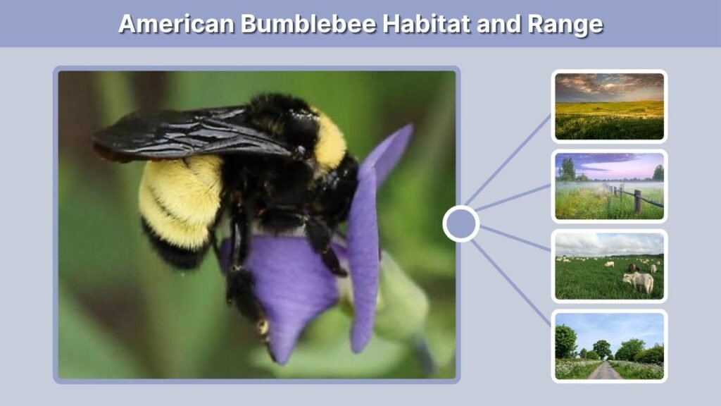 American Bumblebee Habitat and Range