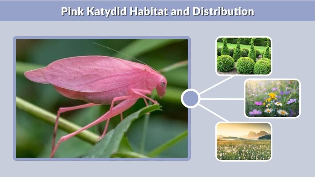 Pink Katydid Habitat and Distribution