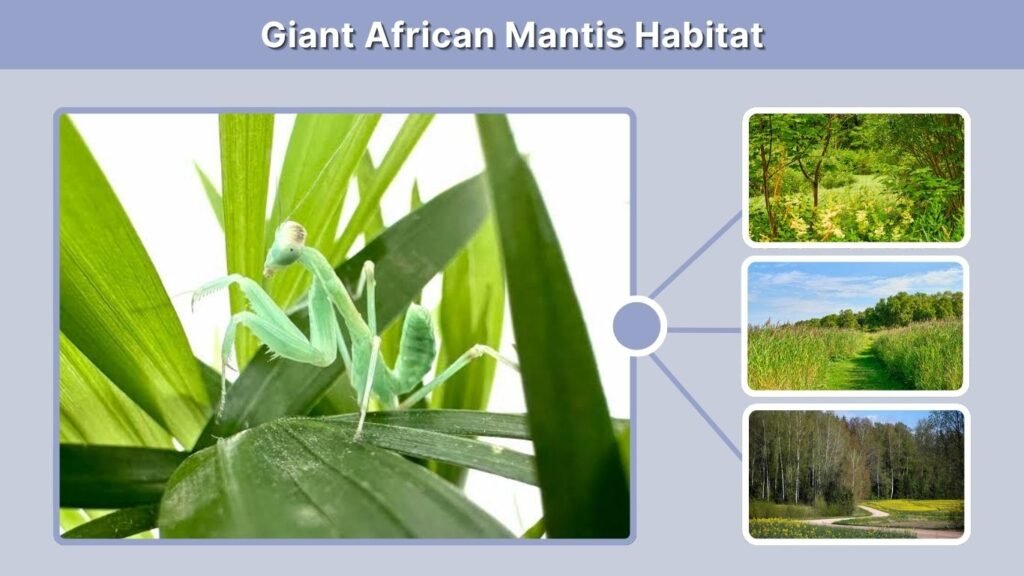 Giant African Mantis Habitat