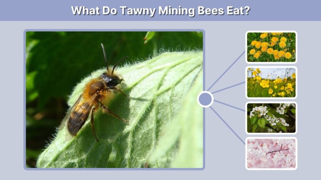 What Do Tawny Mining Bees Eat?