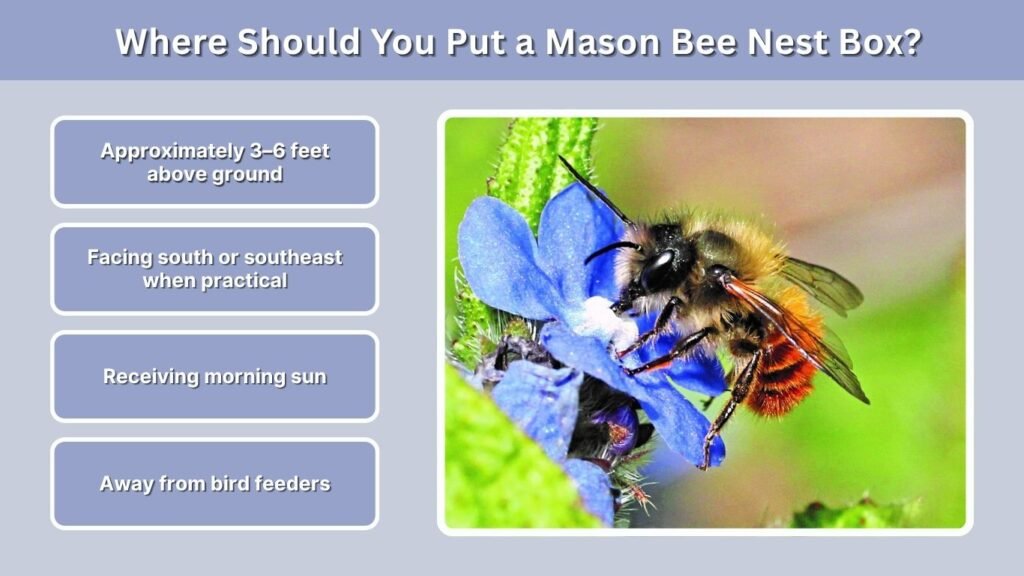 Where Should You Put a Mason Bee Nest Box?