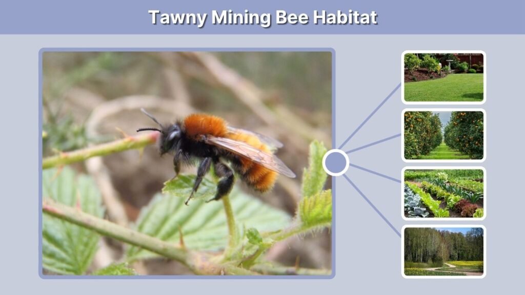 Tawny Mining Bee Habitat