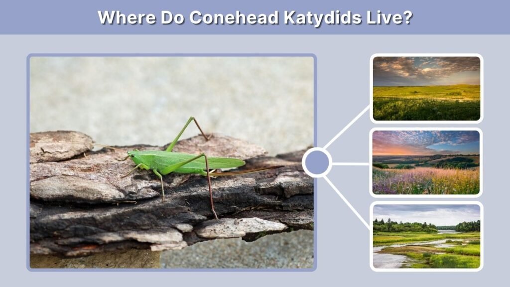 Where Do Conehead Katydids Live?