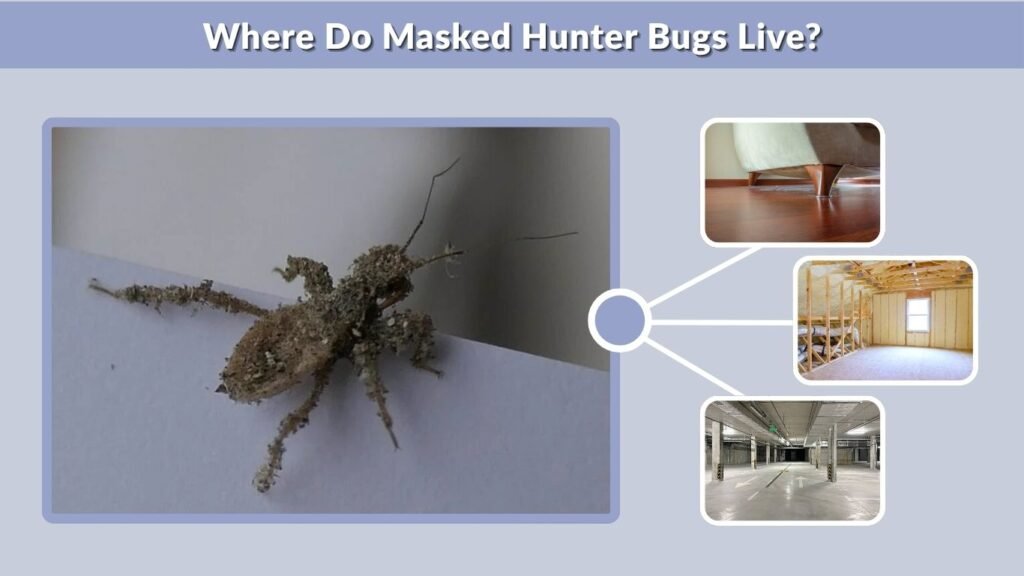 Where Do Masked Hunter Bugs Live?