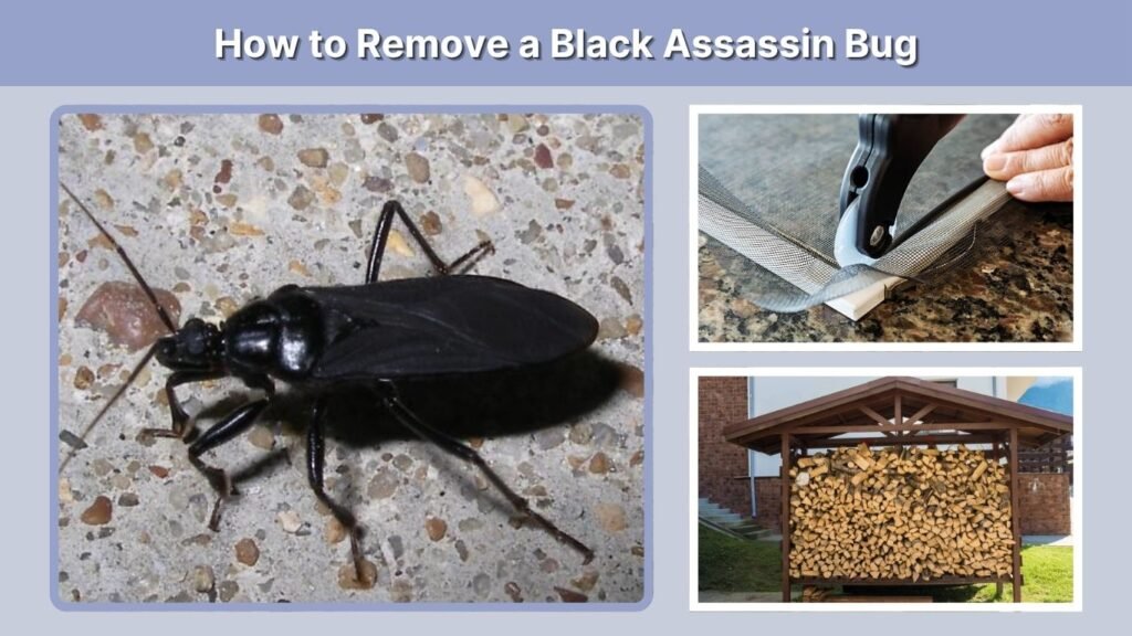 How to Remove a Black Assassin Bug