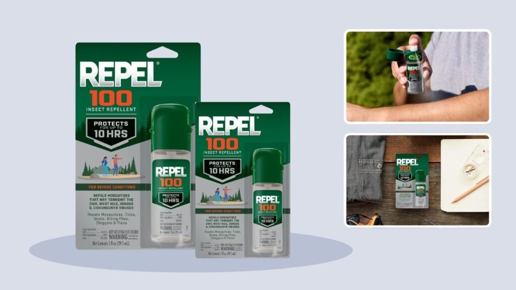 Repel 100 Travel-Size Insect Repellent, 1 Ounce