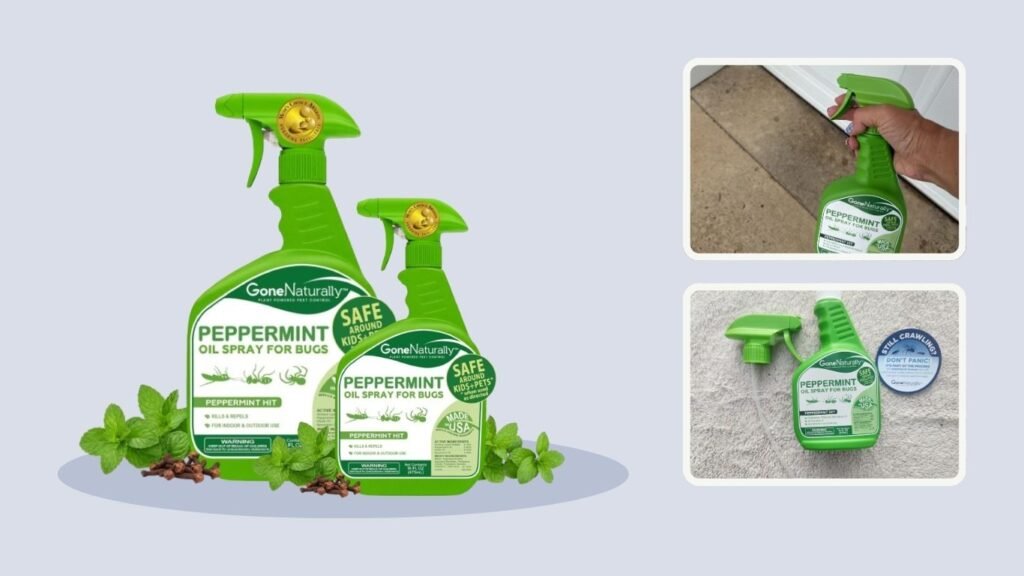 GoneNaturally Peppermint Oil Spray for Bugs