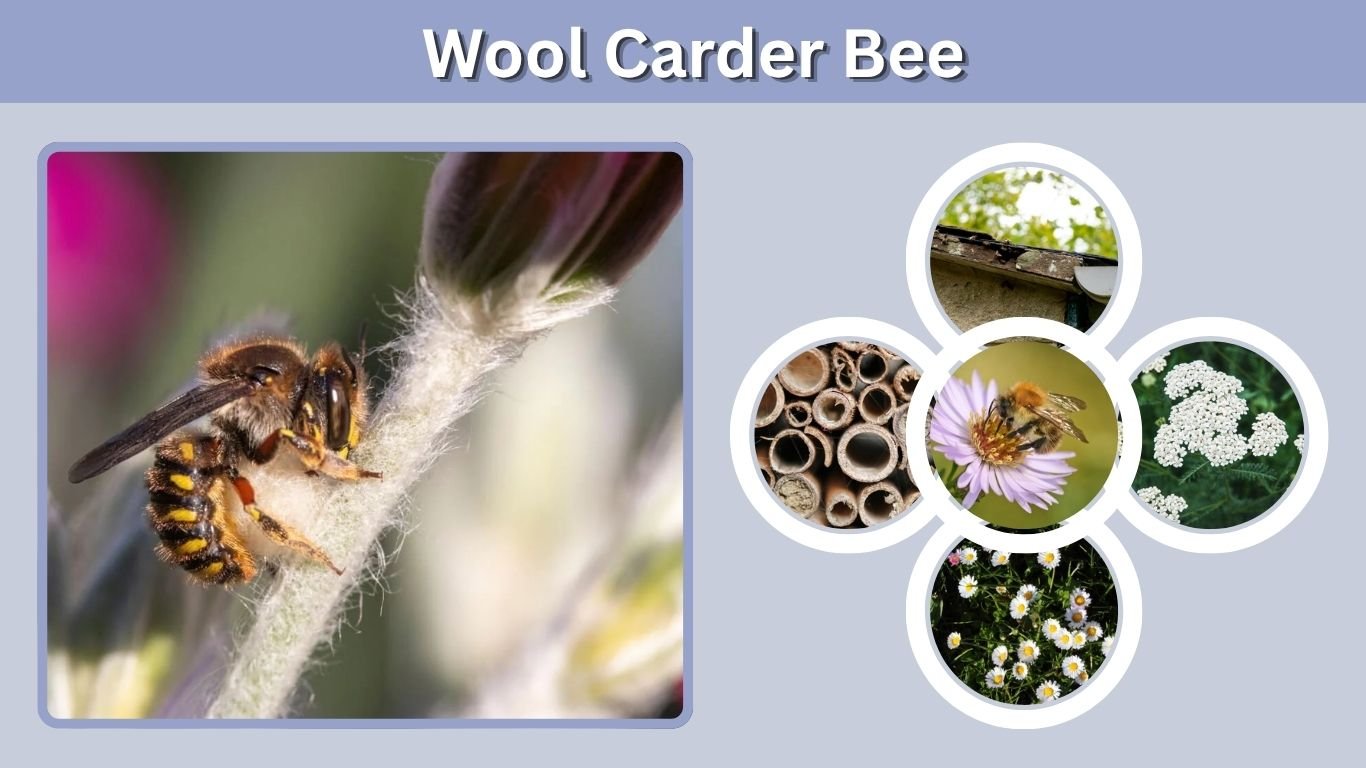Wool Carder Bee: Identification, Nest, Sting & Facts