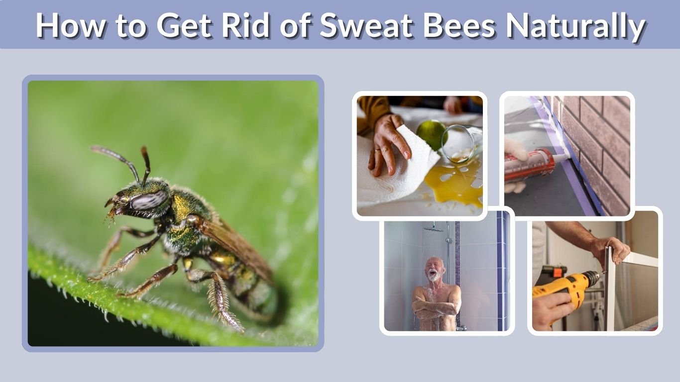 How to Get Rid of Sweat Bees Naturally, Outside & Around Pools