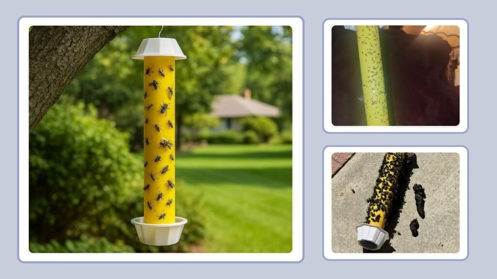 Sticky Stick Wasp Traps for Indoor & Outdoor Use