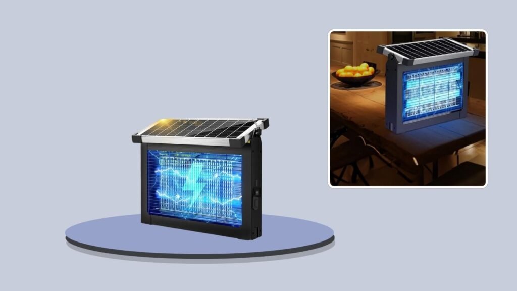 PhatroyYee Solar 4500V Bug Zapper