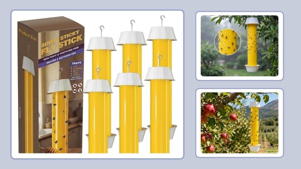 Non-Toxic Sticky Fly & Wasp Trap