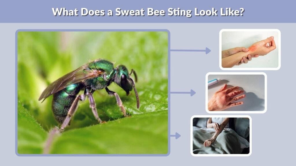 What Does a Sweat Bee Sting Look Like?