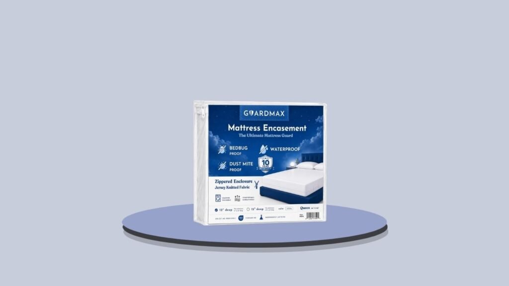 Guardmax Waterproof Hypoallergenic Mattress Encasement