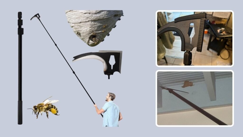 Wasp Nest Removal Scraper Tool for Hornets & Yellow Jackets