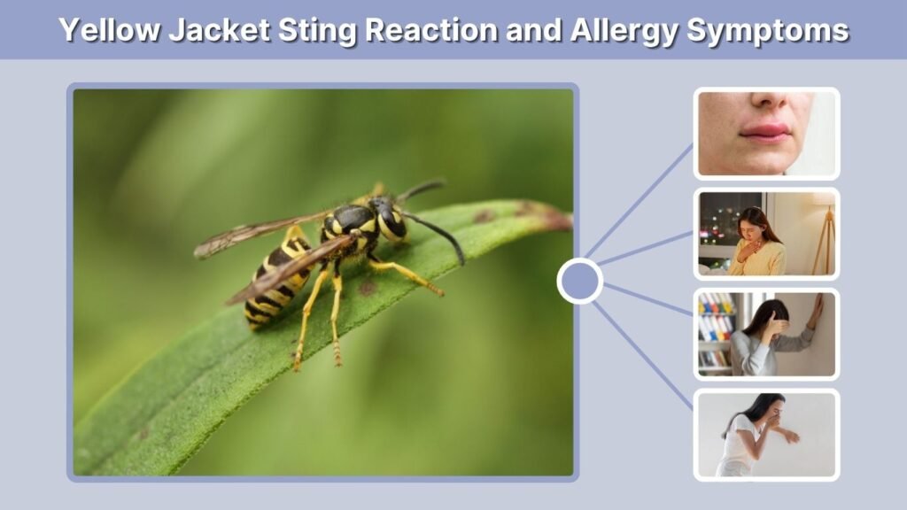 Yellow Jacket Sting Reaction and Allergy Symptoms