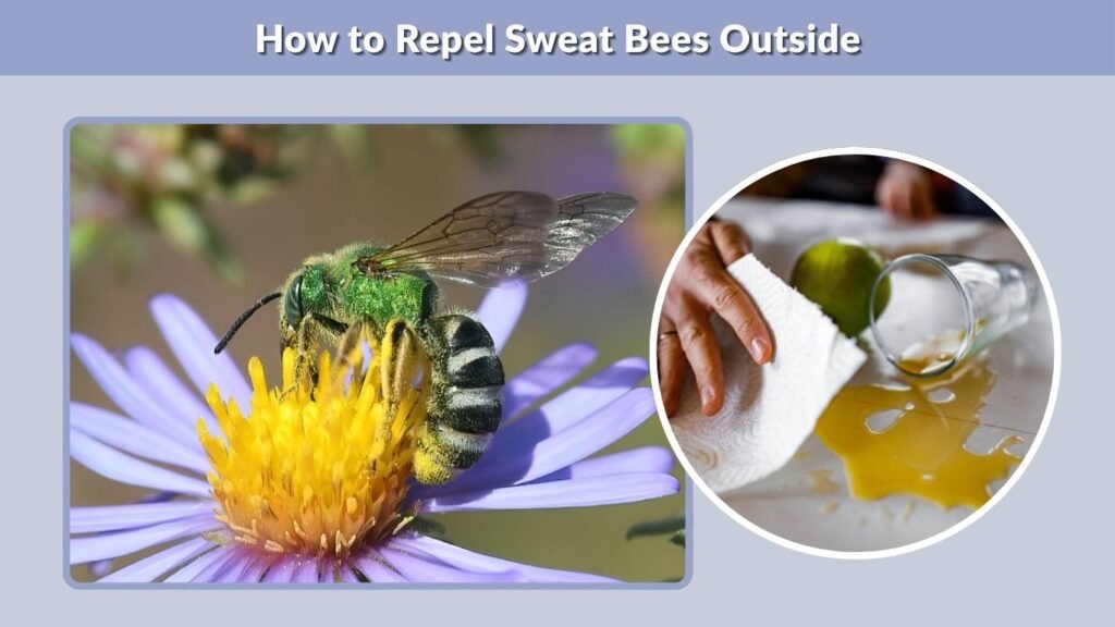 How to Repel Sweat Bees Outside