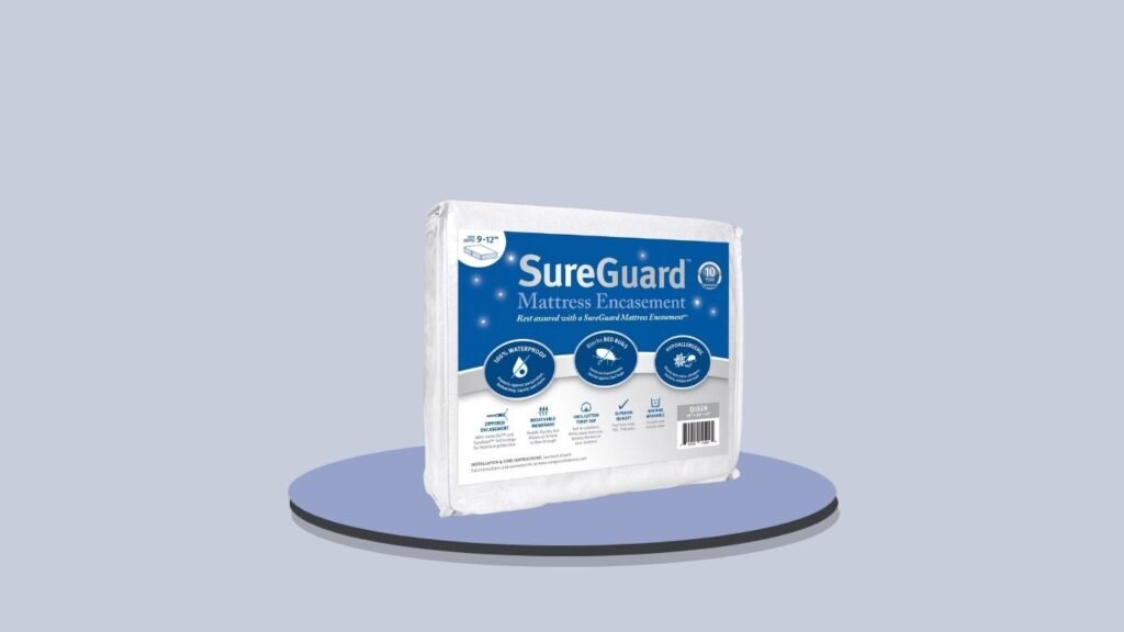 SureGuard Queen Mattress Encasement – 9–12 Inch