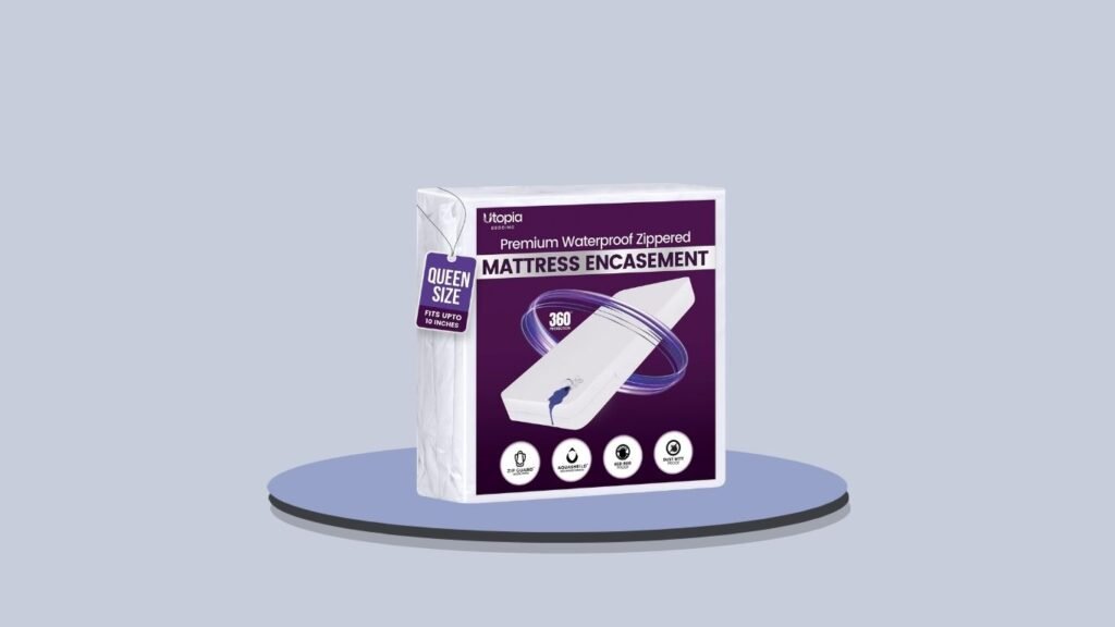 Utopia Bedding Premium Waterproof Zippered Mattress Protector
