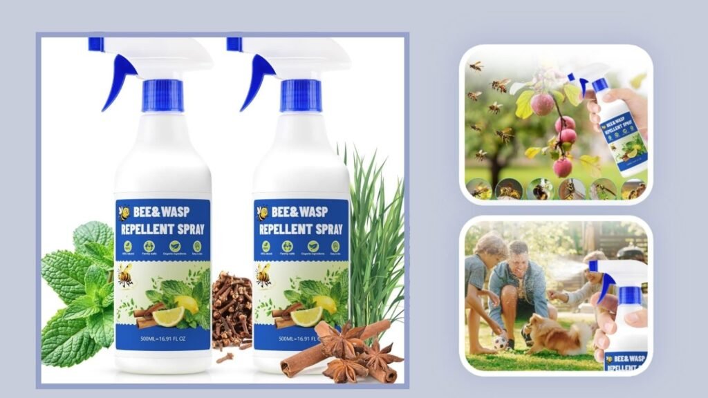 Wasp and Bee Repellent Outdoor Spray – 16 oz
