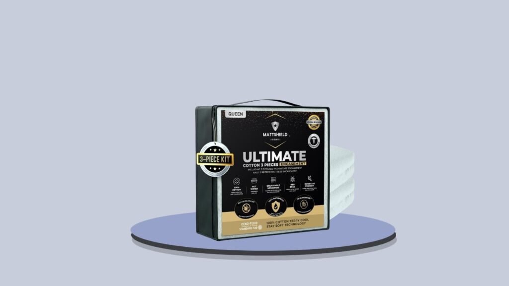 MATTSHIELD Ultimate 3-Piece Mattress Encasement Set