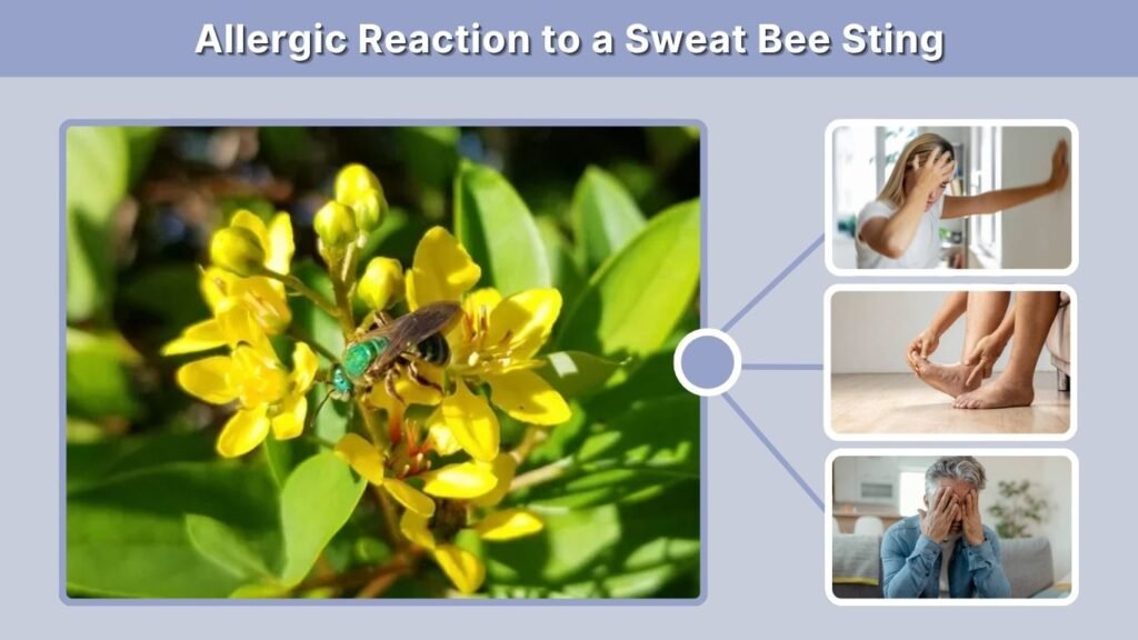 Allergic Reaction to a Sweat Bee Sting
